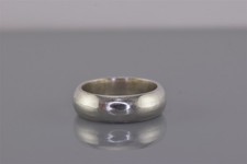 Sterling Silver 7mm Round Solid Classic Band Ring 8g 925 Sz: 8
