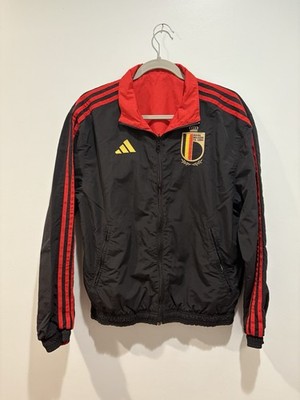 Adidas Belgium National Team Anthem Jacket Double Sided Aeroready Size S