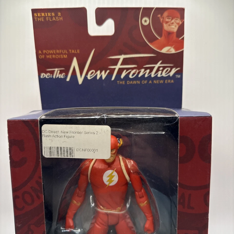 Figura de acción DC The New Frontier Series 2 The Flash; ¡Nueva sellada como nueva! Foto 3 de 4