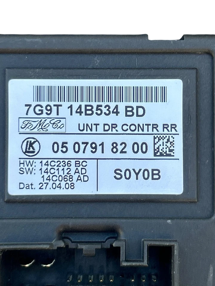 7G9T1-4B534BDCentralina portiera posteriore destra Jaguar XF 2700 dt  2008/2011 - Immagine 2 di 4