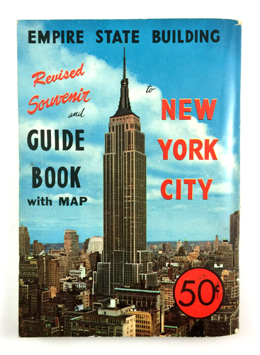 1956 Libro de recuerdos y guía revisado con mapa a la ciudad de Nueva York George Borkow - Imagen 7 de 7
