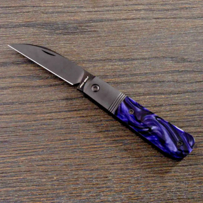 JACK WOLF KNIVES   LAID BACK JACK   KIRINITE PURPLE WAVE DLC