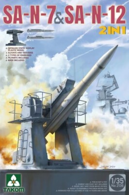 Takom 2136 Maßstab 1:35 SA-N-7 & SA-N-12 2 in 1