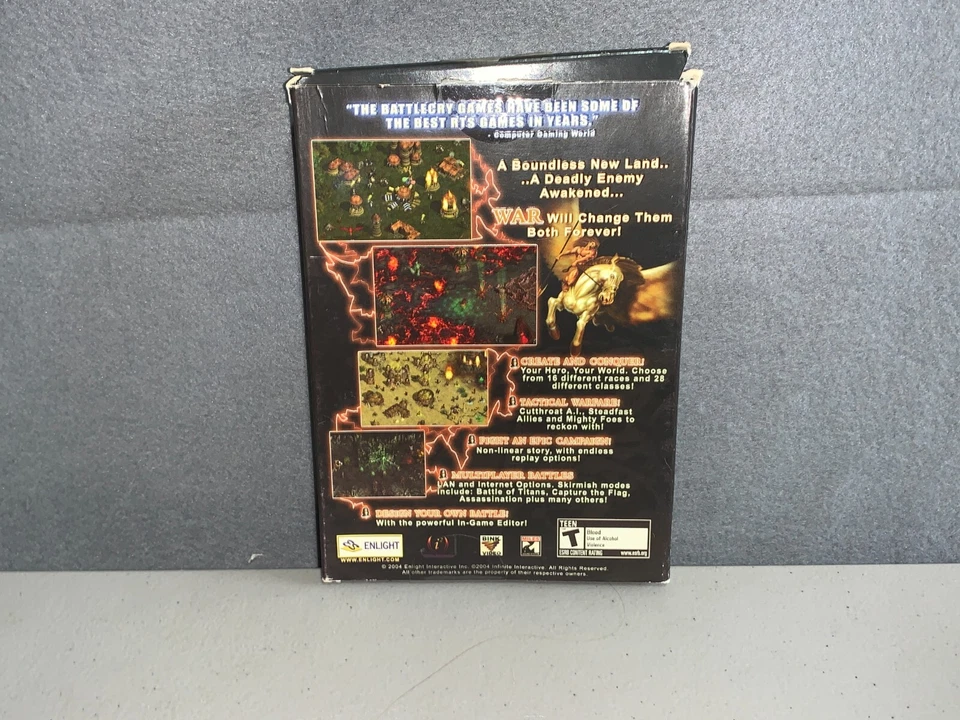 WARLORDS BATTLECRY PC CD-ROM GAME 2000 BIG BOX MATTEL CIB NICE SHAPE - Image 2 of 4