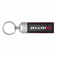 iPick Image - Real Carbon Fiber Strap Key Chain - Nissan NISMO