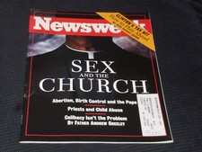 1993 AUGUST 16 NEWSWEEK MAGAZINE - SEX & THE CHURCH FRONT COVER - L 19953