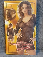 Dessous - Edel Glitzer Mini Kleid / Negligé schwarz Größe L