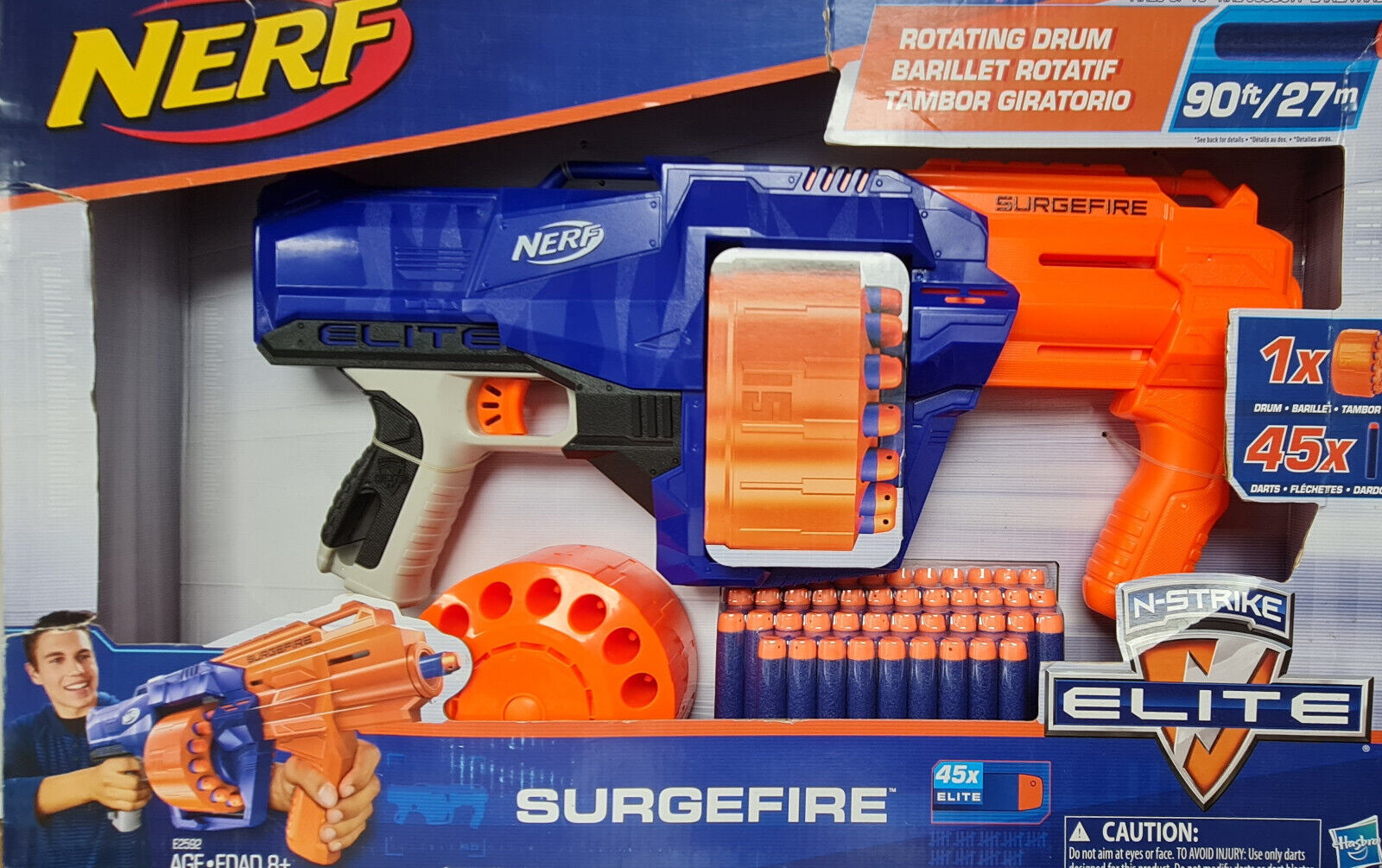 Nerf Surgefire com Tambor Insano! 