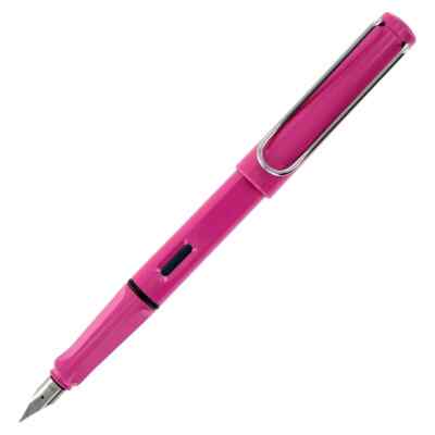 Lamy Safari Fountain Pen Pink Left Handed New In Box