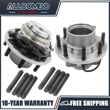 2x Front Wheel Hub & Bearing for Ford F-250 F-350 F-450 F-550 SD DRW 4x4 Assy