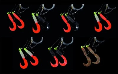 DEGA Team Weltmeister Twister Pilkvorfach Doppeltwister-Rig Dorschvorfach 2/0