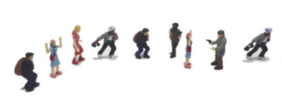 Gaugemaster GMKD72 - Crime Scenes (9) Figuren Set N-Spur Set - 2. Post