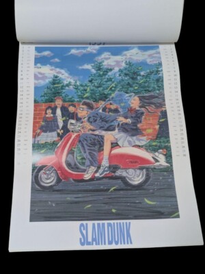 Slam Dunk 1997 Wall Calendar Takehiko Inoue Vintage Character