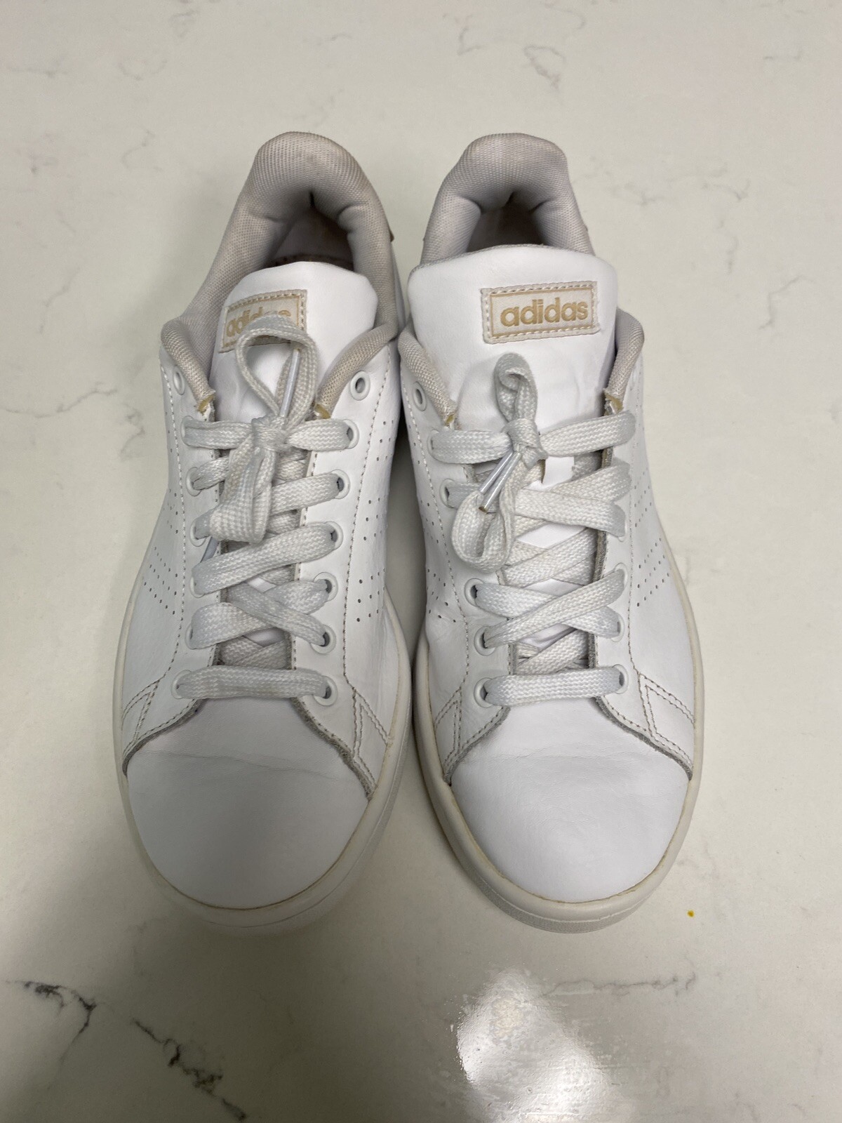 SAOLA Scarpe Adidas Advantage Cloudfoam bianche da donna taglia US 8 5