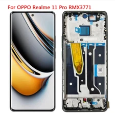 LCD Display Touch Screen AMOLED With Frame Replacement 6.7" For Realme 11 Pro