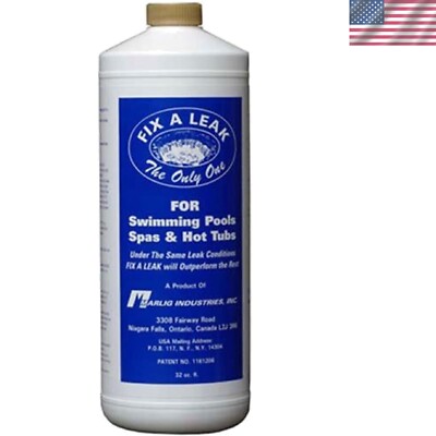 Reliable Leak Repair for Hot Tubs & Pools - 32 oz FIX-A-LEAK Solution