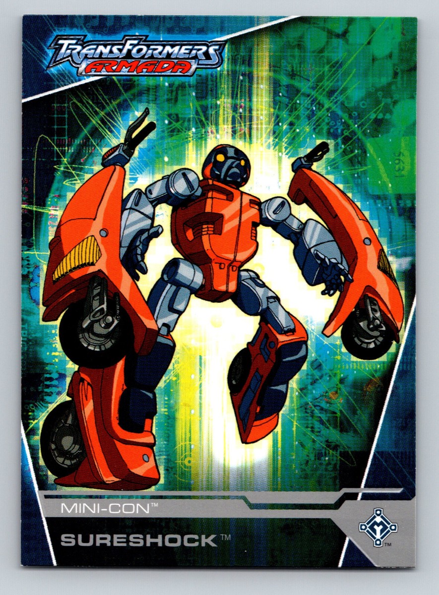 2003 Fleer Transformers Armada #32 Sureshock Mini Con Trading Card