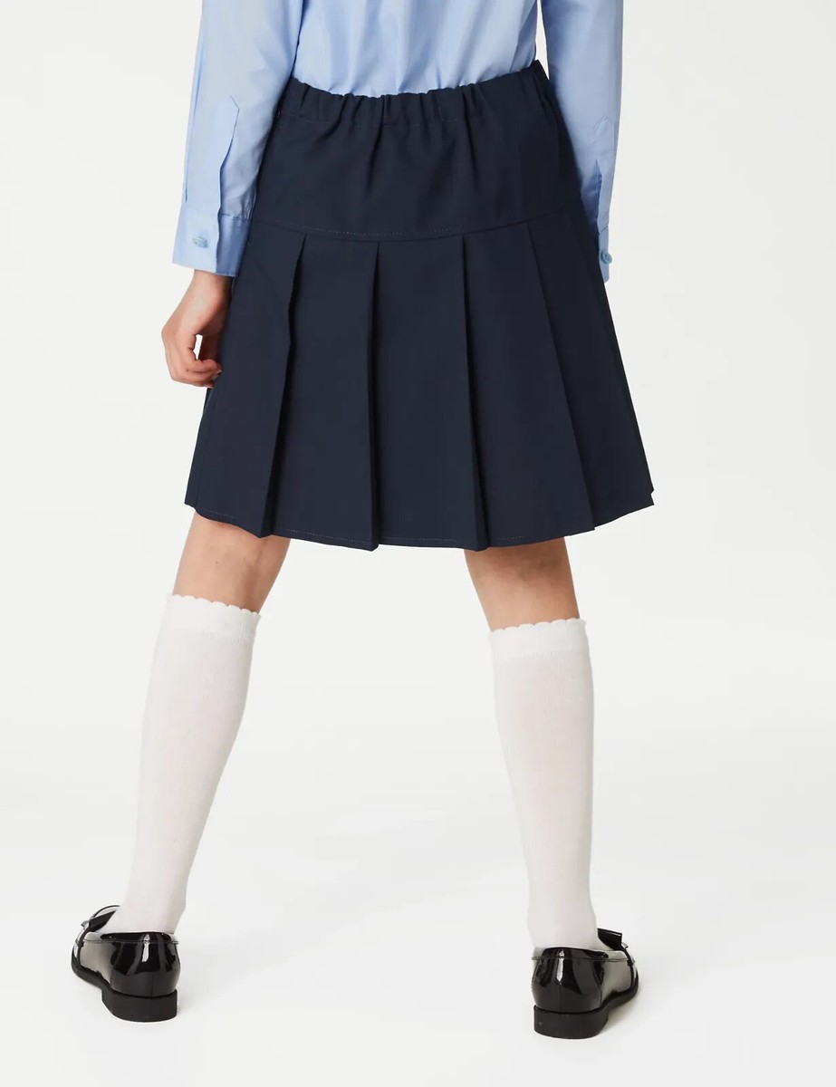 Navy Skater Skirt Navy School Skirt Age 16 BLUE PCS Girls All