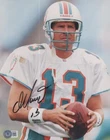 DAN MARINO DOLPHINS QB SIGNED AUTOGRAPHED 8X10 PHOTO BECKETT BJ070975