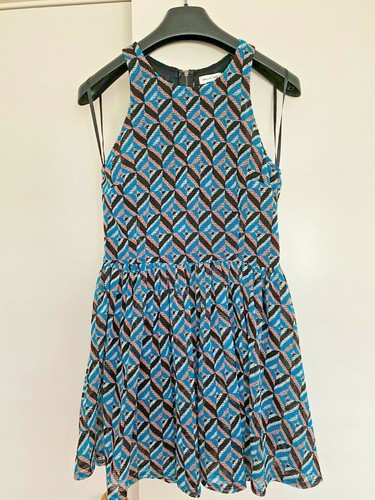Mika \u0026 Gala Green Blue Pattern Dress | eBay