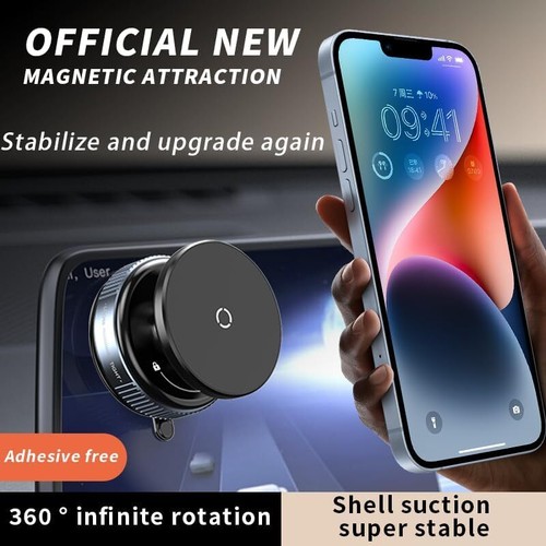 Magnetische Auto Handyhalterung, 360 Drehbare Halterung mit starken N52 Magneten - Photo 2/13