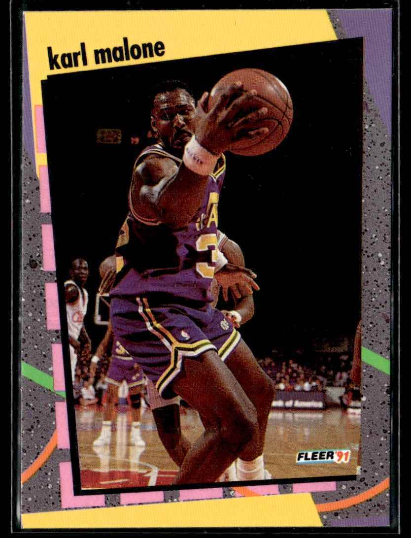Karl Malone 1991-92 Fleer Schoolyard #5 SKUJC563