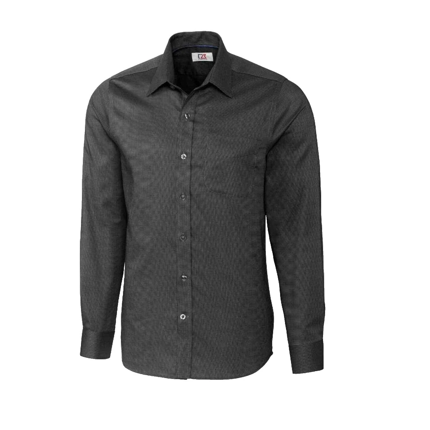 L&S Cotton Regular Size Casual Button-Down Shirts for Men