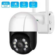 5MP PTZ Wifi Camera Outdoor HD 1080P Auto Tracking IP Night Vision CCTV Camera