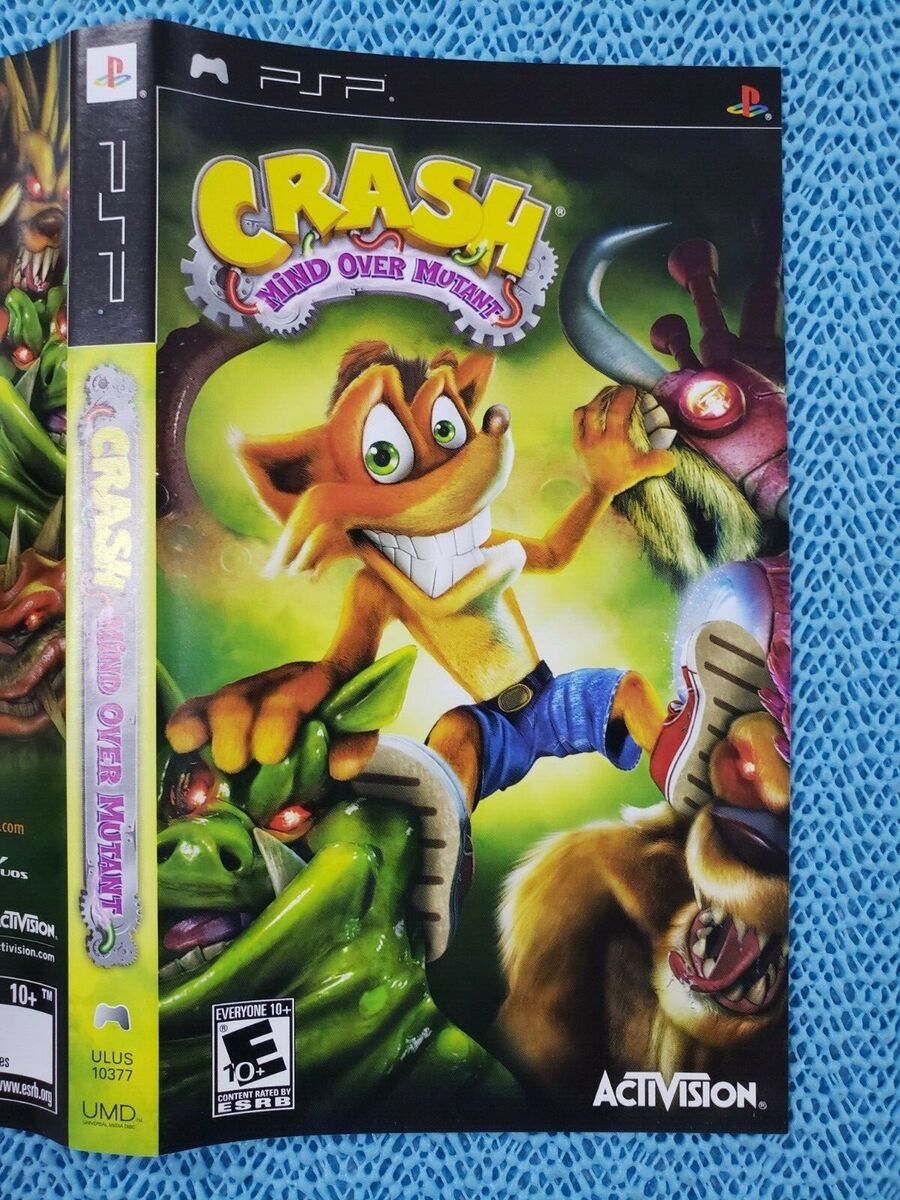 COVER AND MANUAL ONLY: NO GAME - CRASH OVER MUTANT - PSP | eBay COVER AND MANUAL ONLY: NO GAME - CRASH OVER MUTANT - PSP | eBay