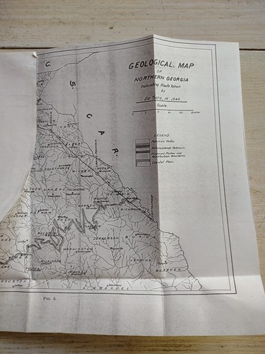 DE SOTO'S ROUTE COFITACHEQUI Georgia to COSA Alabama DANIEL ANDREWS Reprint - Picture 7 of 8