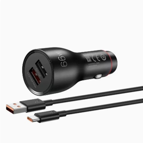 HUAWEI Super Charge Car Charger Max 66W Dual USB Port With 6A Type-c Cable - Picture 9 of 11