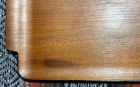 Vintage Teak Wood Serving Tray Japan Molded Rectangle Platter Mid Century Modern — photo 5