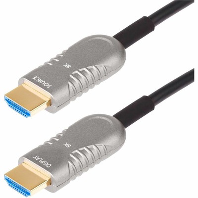 StarTech 100ft HDMI 2.1 Hybrid Active Optical Cable (AOC), CMP, Plenum Rated
