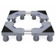 SSEHCWAN Washing Machine Stand 2 Tubes &12Legs Adjustable Washer Stands Height