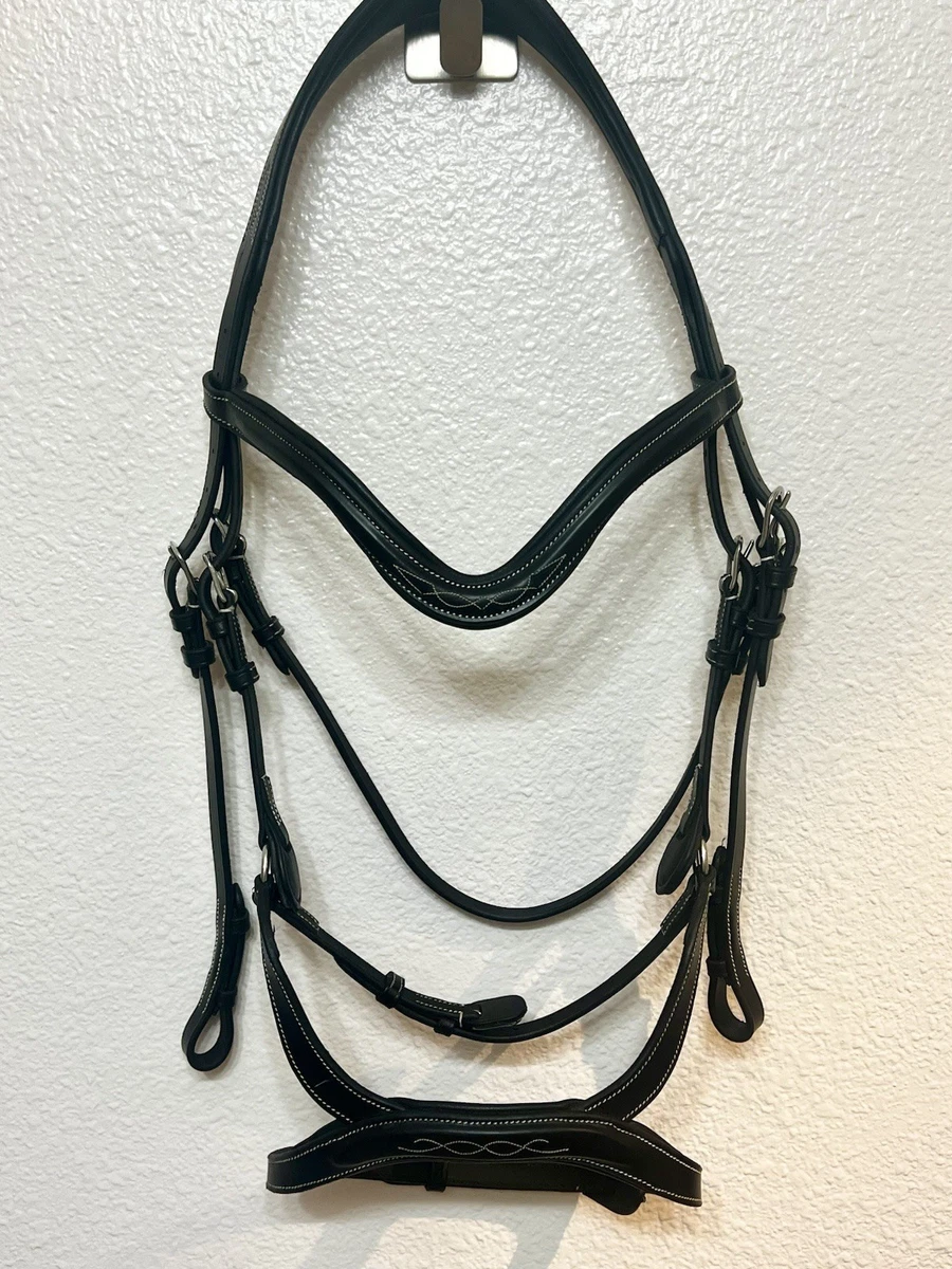Val du Bois Padded Dressage Bridle W/ Removable Flash – Equestrian Sport