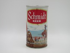 Schmidt ZIP Top Beer Can ( BOTTOM OPENED - SWEET )