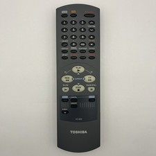 Toshiba VC-602 VCR/TV Combo OEM Black Remote Control Tested Working