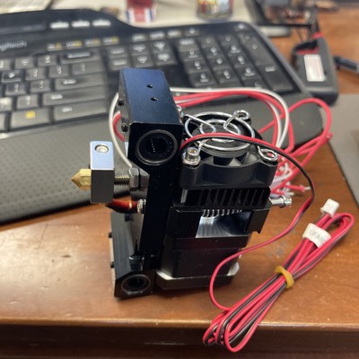 STEP MOTOR ASSEMBLY W/FAN & EXTRUDER HEATER END 42SHDC3025-24B FOR