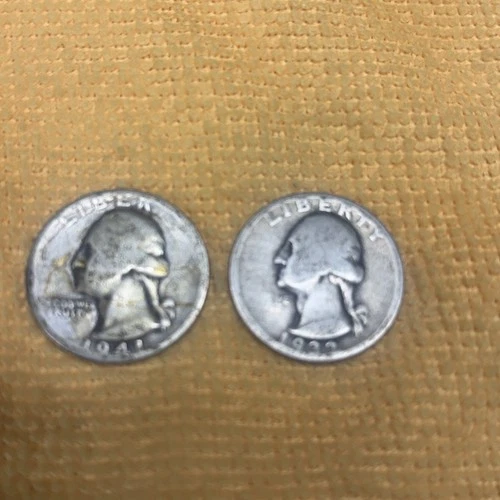 Silver Washington Quarters 1932 (2pcs)