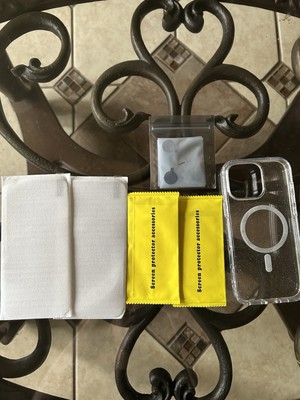 iPhone 16 Pro Max Clear Glittery Phonecase