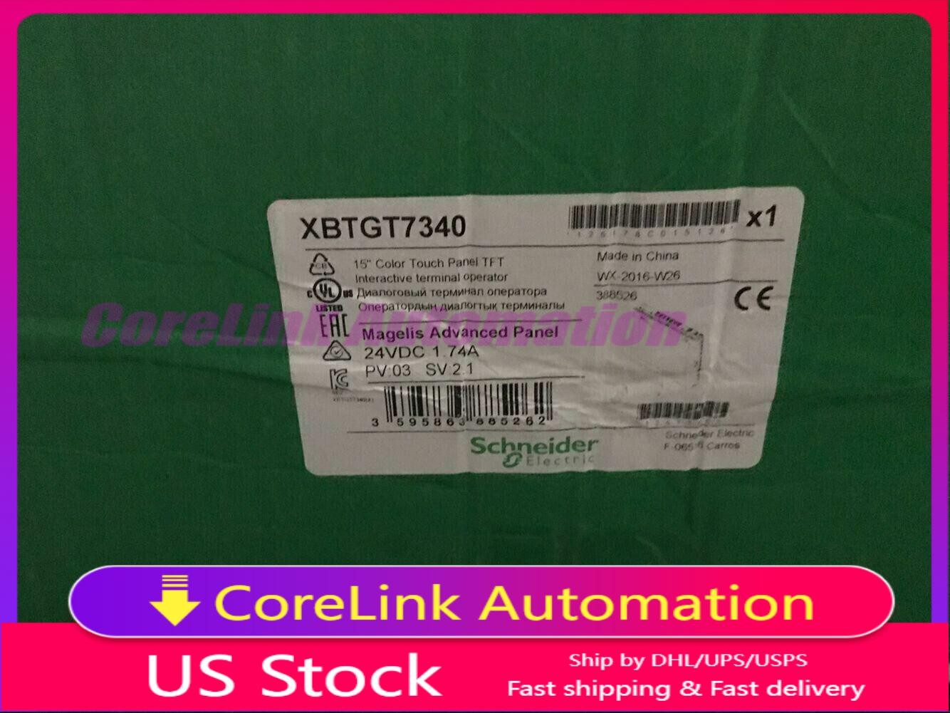 Screen Panel Yellow New In Box SCHNEIDER XBTGT7340 Touch Screen Panel | eBay