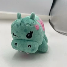 Disney Parks Wishables It's A Small World Series Teal Hippo Plush