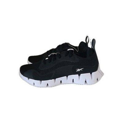 Reebok Zig Dynamica CL Womens Black Canvas Lace Up Ortholite Sneakers Size 10