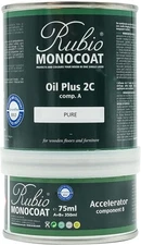 Rubio Monocoat Wood Oil Finish 175 ft² - Pure | Plus 2C | 350 ml, 