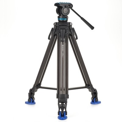 New! Benro C572LL Lightning Lock Tripod CF 60mm Bowl with KH Video Head