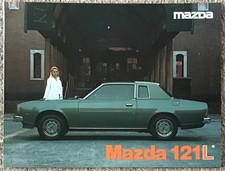 MAZDA 121L Car Sales Brochure 1978 #BV 478 DUTCH TEXT