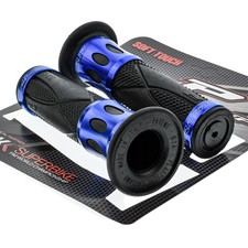 Maniglie manubrio alluminio blu per Yamaha FZ-1 FZ-6 Fazer FZ-8 FZR FZS 1000 600 YZF 1000