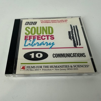 BBC Sound Effects Library 10 Communications CD 1991 SFX Audio Disc