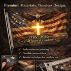 Us 250 Flag – 250th Anniversary US Double Sided 3-Ply Outdoor Flag, 3X5ft, 5