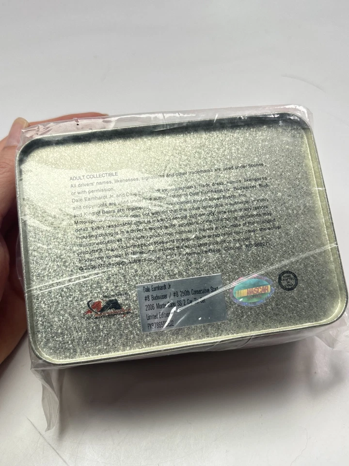 VTG 2006 Dale Earnhardt Jr  250 Nextel 1:64 Diecast Car Tin Set #8 Monte Carlo - Image 3 of 4